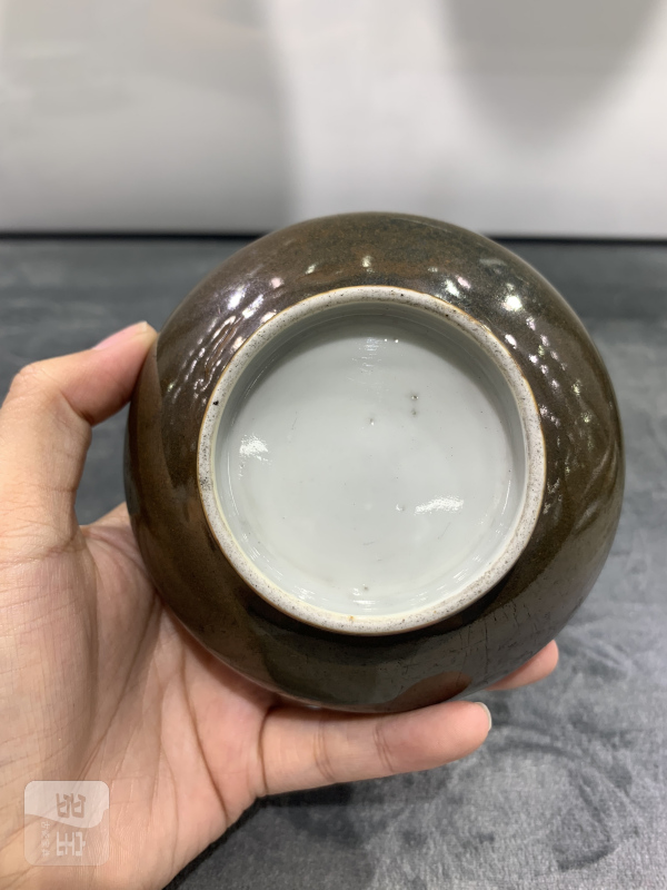 清晚期茶叶末釉荸荠瓶 - 图9
